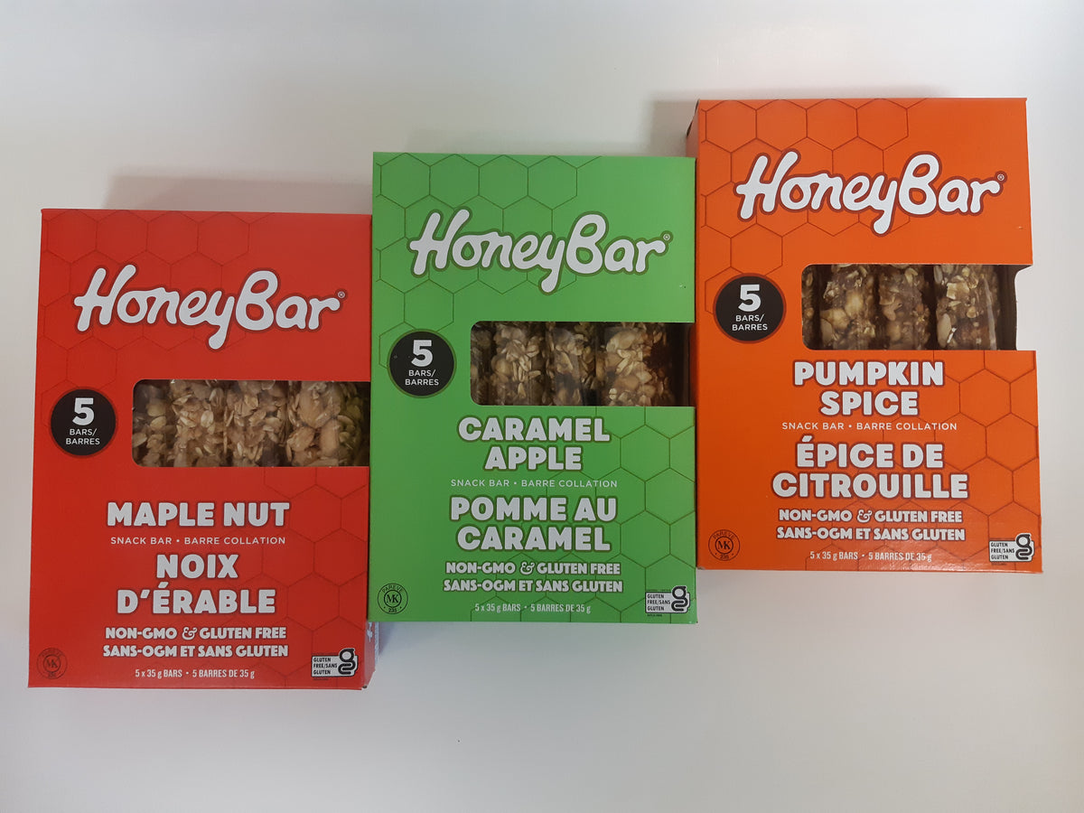 Snack Bar Custom Variety Pack Made in Canada HoneyBar HoneyBar