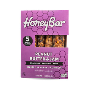 Peanut Butter & Jam Snack Bars | 1 box of 5 bars