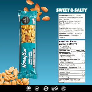 Sweet & Salty Snack Bars | 4 boxes of 5 bars