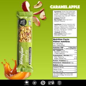 Caramel Apple Snack Bars | 4 boxes of 5 bars