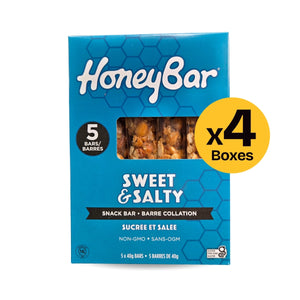 Sweet & Salty Snack Bars | 4 boxes of 5 bars