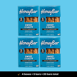Sweet & Salty Snack Bars | 4 boxes of 5 bars