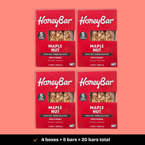 Maple Nut Snack Bars | 4 boxes of 5 bars