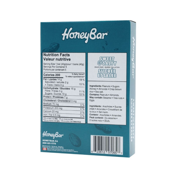 Sweet & Salty Snack bar - 5 x 40g bars