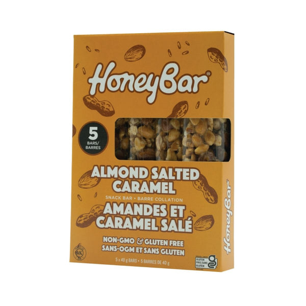 Almond Salted Caramel Snack bar - 5 x 40g bars