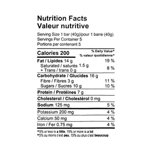 Almond Salted Caramel Snack bar - 5 x 40g bars