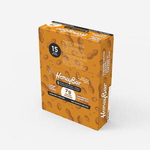 HoneyBar Almond Salted Caramel Snack Bar in 15 count box